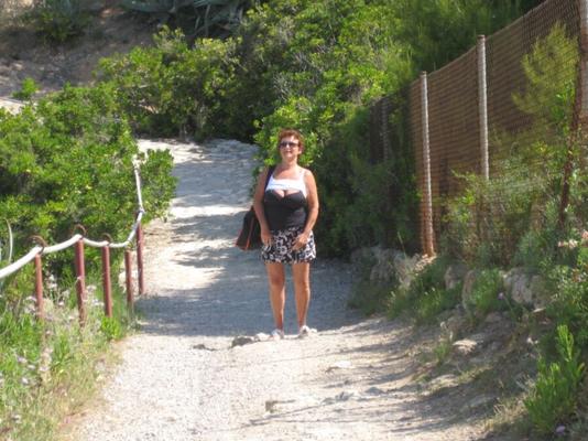 Pics of  my  OWN  Wife during  Holidays in Spain !