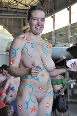 Jocelyn P desnuda en Fremont Solstice