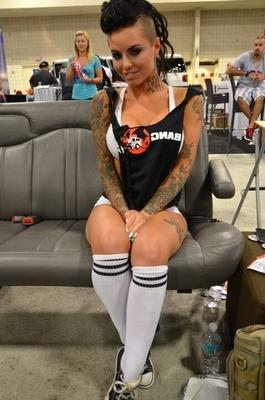 Christy Mack posing for bangbros