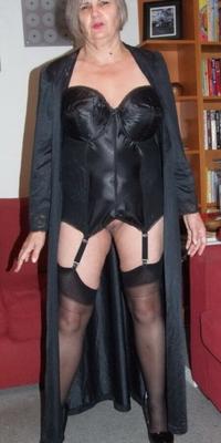 Wife in her Black Basque