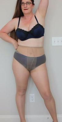 Gilf Big Tits Pantyhose Sexiness Missy