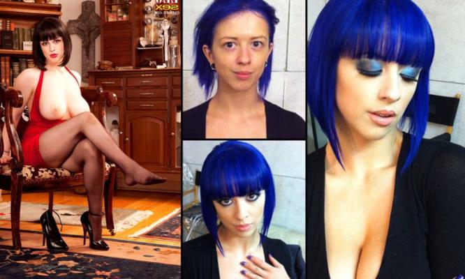 Pornostars: vor und nach dem Make-up