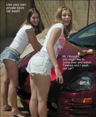 Panty Carwash - Tori & Tawnee