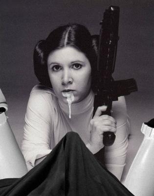 Nus falsos de Carrie Fisher