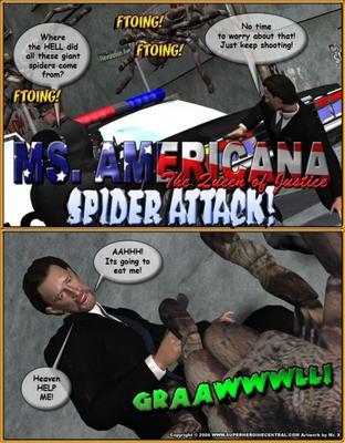 Mme Americana Spider Attack !