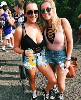 Sexy college girl Alyssa and her big tits and ass