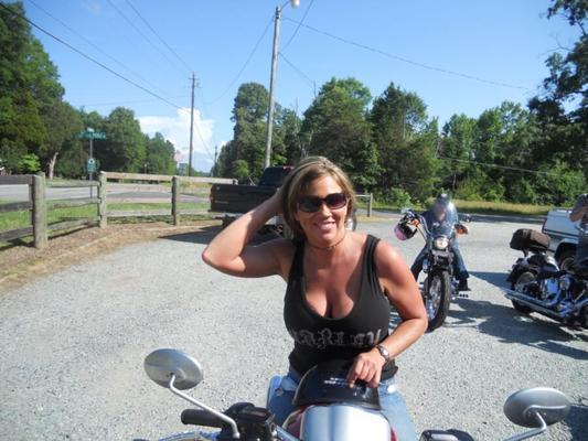 Michelle - Busty Biker Babe