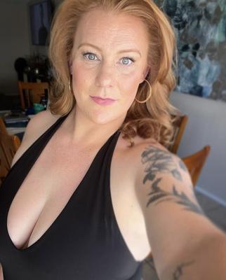 Huge red head tits