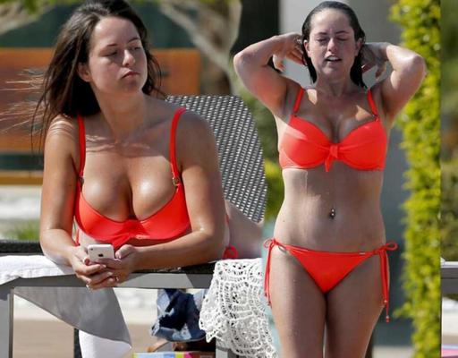 Karen Danczuk - By the pool