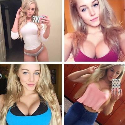 COURTNEY TAILOR Teen Schlampe Titten Titten SELFIE QUEEN