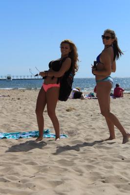 Stuning Girls In The Beach