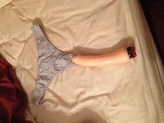 My moms dildo and panties