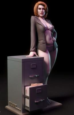 Figura sexy del agente Scully