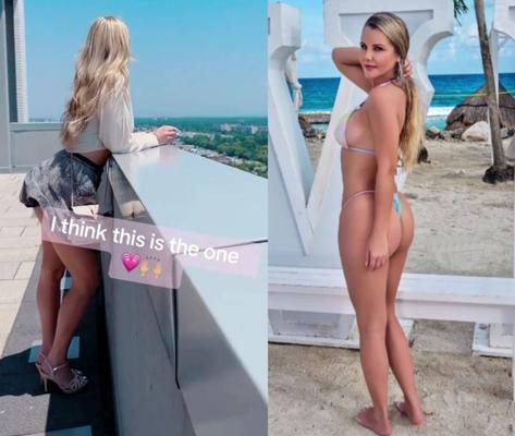 Sarah K Bikini gekleidete Stripper-Challenge