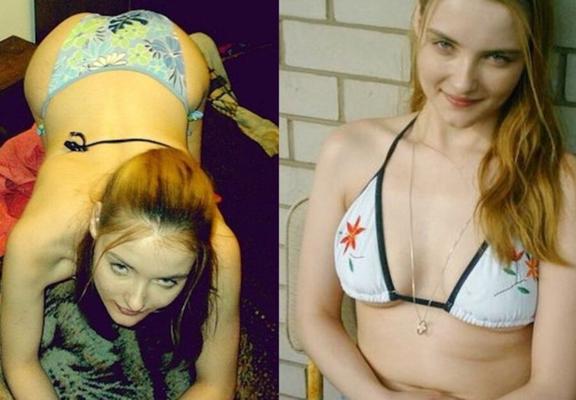 Stacy Dream trabaja en bikini con debajo del pecho en busca de pendejo