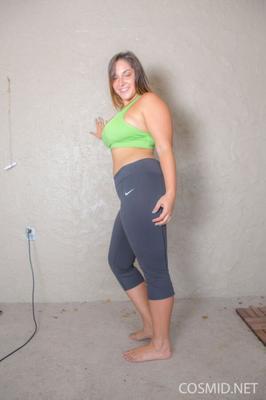 Allie en spandex