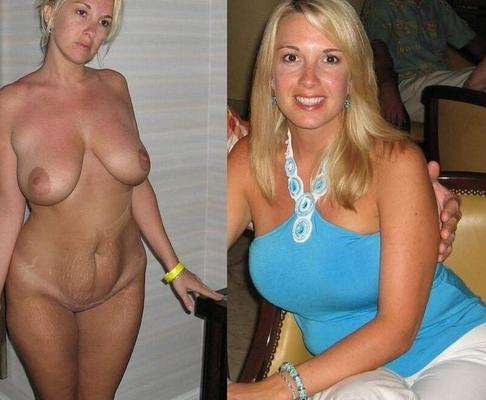 MILF blonde mature exposée