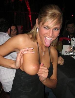 Her boobs on my party