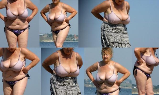 Top Granny aux seins juteux et lourds!