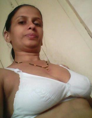 Indian Aunty In Bra