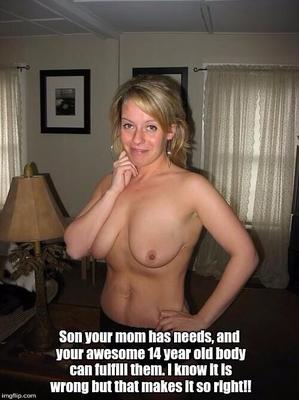 Yes of course more mom son incest captions