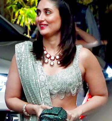 Kareena Kapoor- Curvy Indian Bollywood Babe in Lehenga and Saree