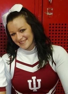 Indiana University Cheerleader