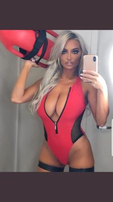 Sexy blonde lifeguard stunner