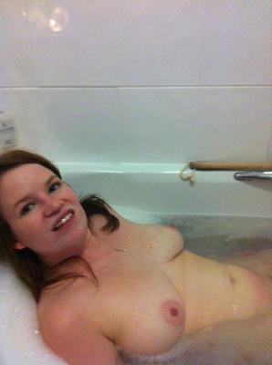 My Wife in the bath