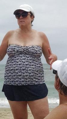 BBW swimsuit slut Kristi