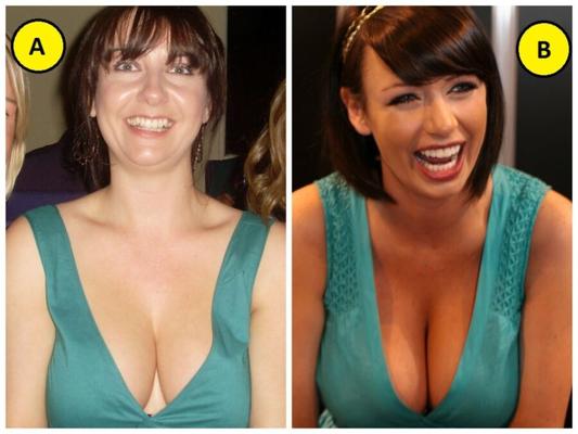 Big Tit Cleavage Wars - Quem ganha A ou B?