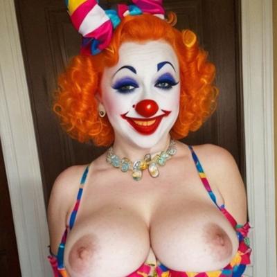 Images IA de Clowns à gros seins