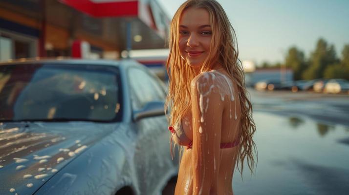 sexy girls in and around cars