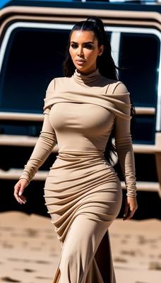 Kim Kardashian dune personnage IA