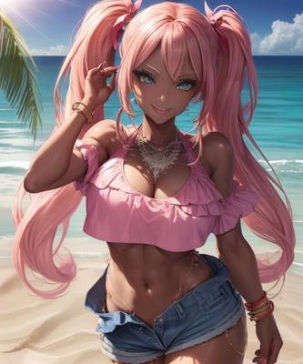 Nena de playa hentai 3d en busca de diversión