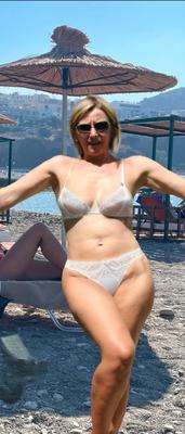 MILF na praia