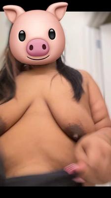 Schönes lateinisches BBW Schwein